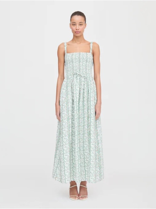 Hill House Dresses & Skirts - Hill House Home Anita Dress | Green Province Floral Stripe | Small | NWT